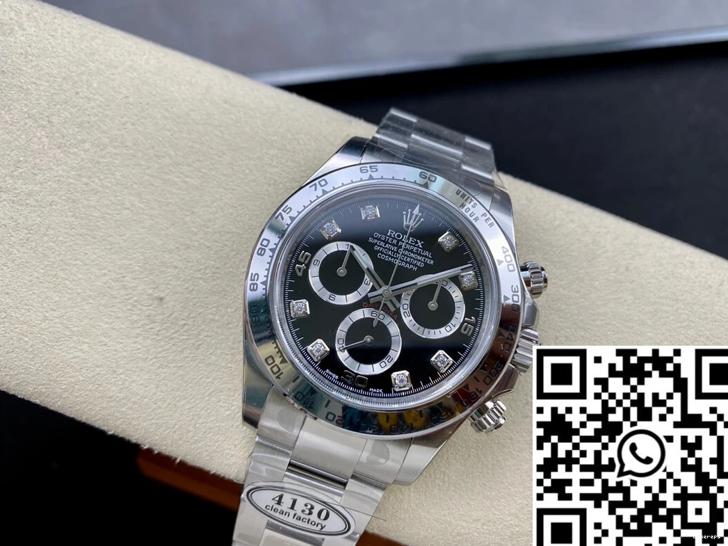 Rolex Cosmograph Daytona Dial M116509-0055 Factory Black Clean 0120